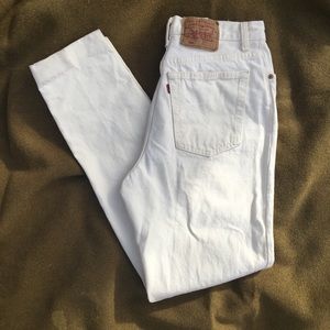 vintage Levi's 501 button-fly jeans, Made in USA